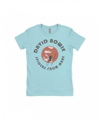 David Bowie Ladies' Boyfriend T-Shirt | Spiders From Mars Design Shirt $9.98 Shirts