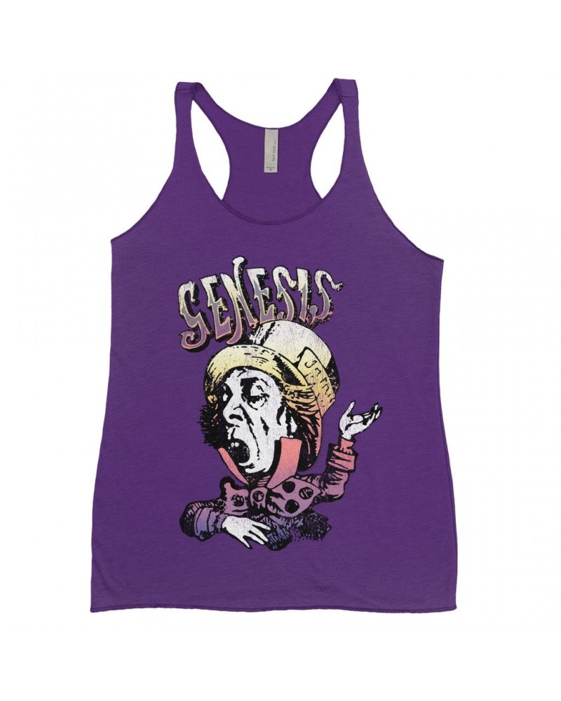 Genesis Ladies' Tank Top | Colorful Ombre Mad Hatter Shirt $8.69 Shirts