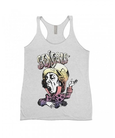 Genesis Ladies' Tank Top | Colorful Ombre Mad Hatter Shirt $8.69 Shirts