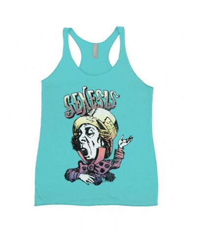 Genesis Ladies' Tank Top | Colorful Ombre Mad Hatter Shirt $8.69 Shirts