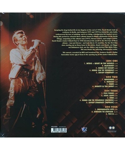 David Bowie LP - Dallas 1978 Isolar II World Tour (ltd. ed.) (2xLP) (180g) (Vinyl) $24.85 Vinyl