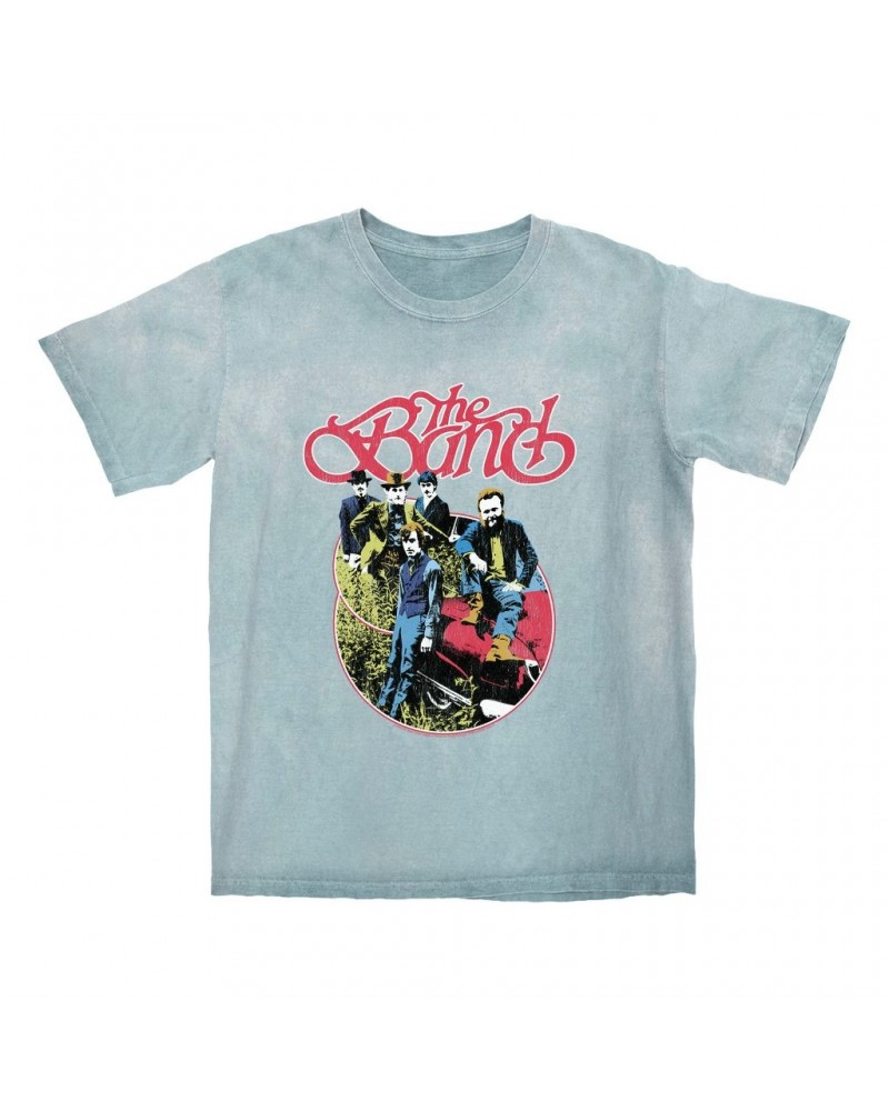The Band T-shirt | Group Photo Car Design Distressed Color Blast Shirt $14.68 Shirts
