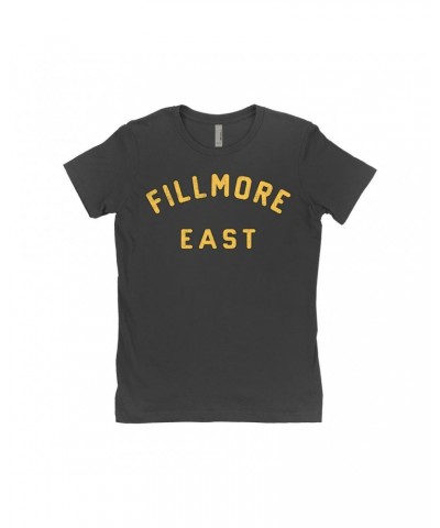 The Who Ladies' Boyfriend T-Shirt | Filmore East Varsity Worn By Roger Daltrey Shirt $10.48 Shirts
