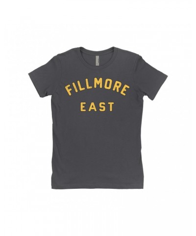 The Who Ladies' Boyfriend T-Shirt | Filmore East Varsity Worn By Roger Daltrey Shirt $10.48 Shirts