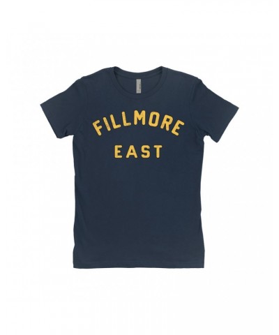 The Who Ladies' Boyfriend T-Shirt | Filmore East Varsity Worn By Roger Daltrey Shirt $10.48 Shirts
