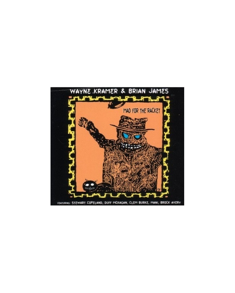 Wayne Kramer MAD FOR THE RACKET CD $8.28 CD