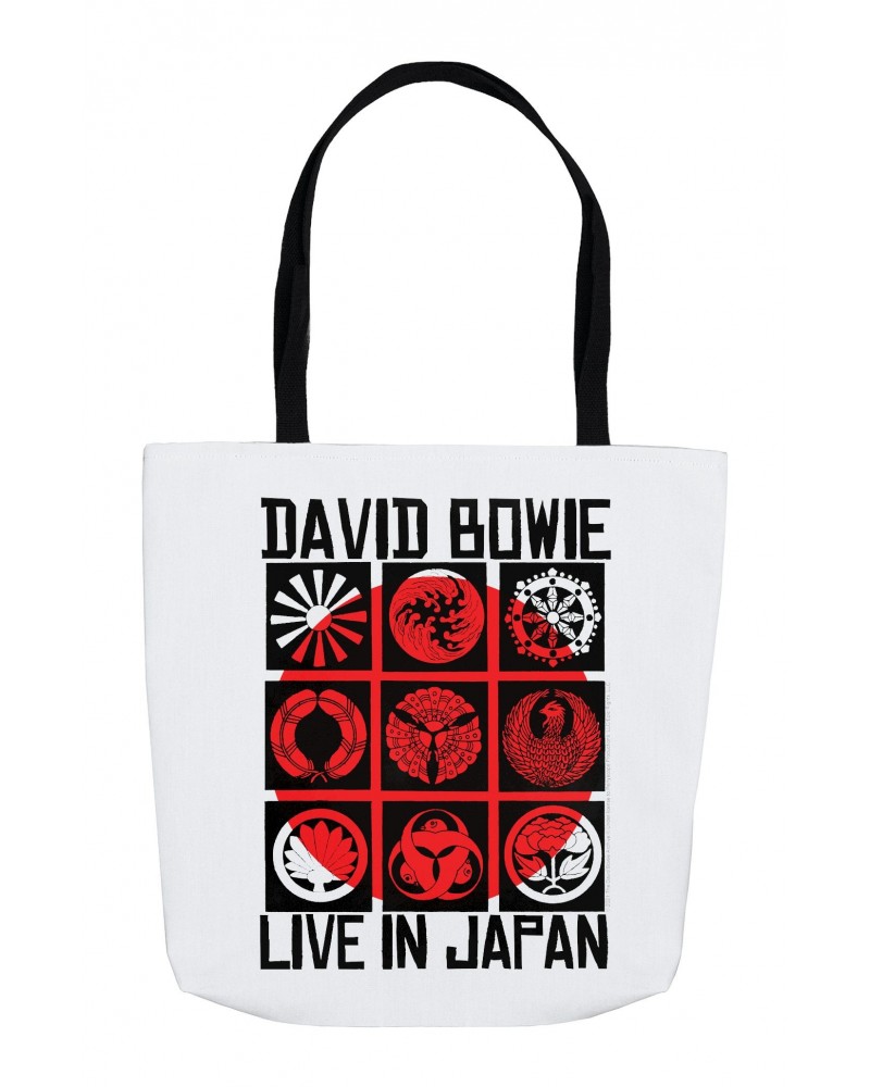 David Bowie Tote Bag | Live In Japan Concert Poster Bag $9.60 Bags