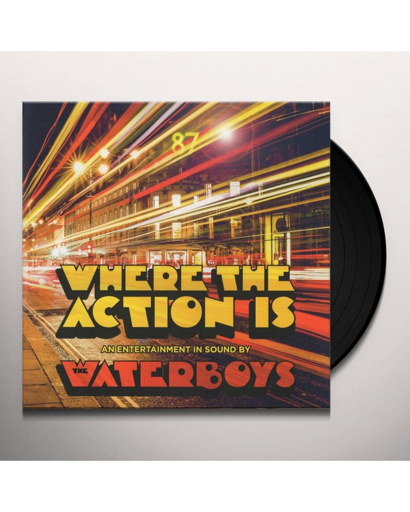 The Waterboys Where The Action Is Vinyl Record $9.40 Vinyl