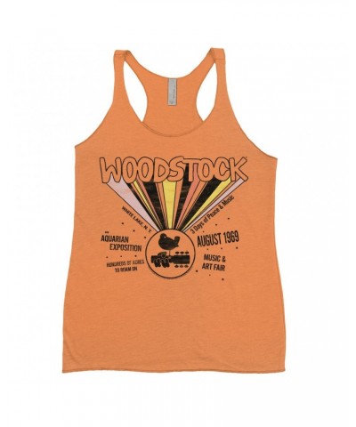 Woodstock Ladies' Tank Top | An Aquarian Exposition Shirt $11.00 Shirts