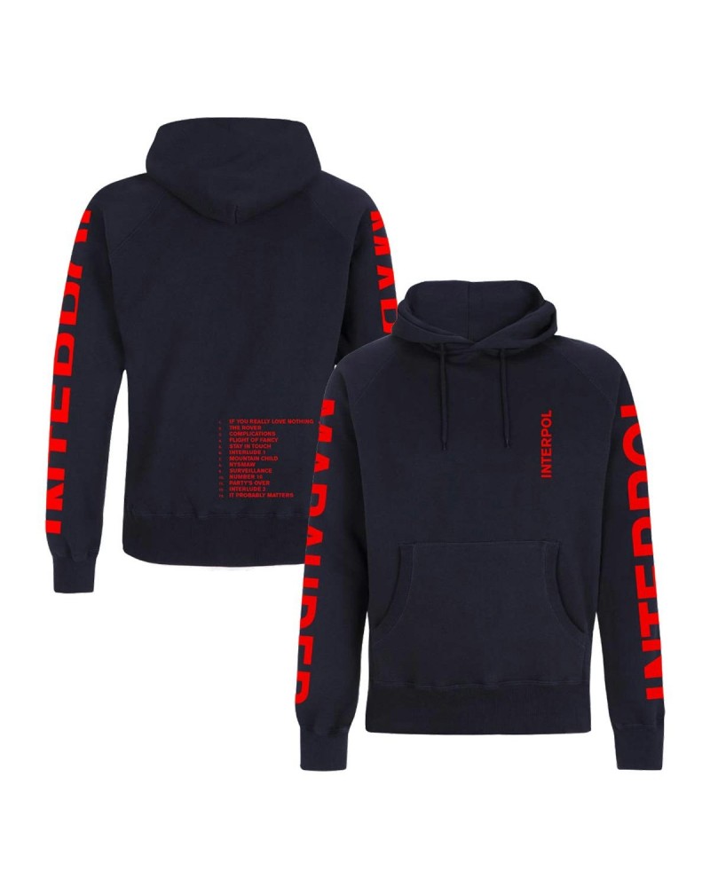 Interpol Marauder Pullover Hoodie $19.00 Sweatshirts