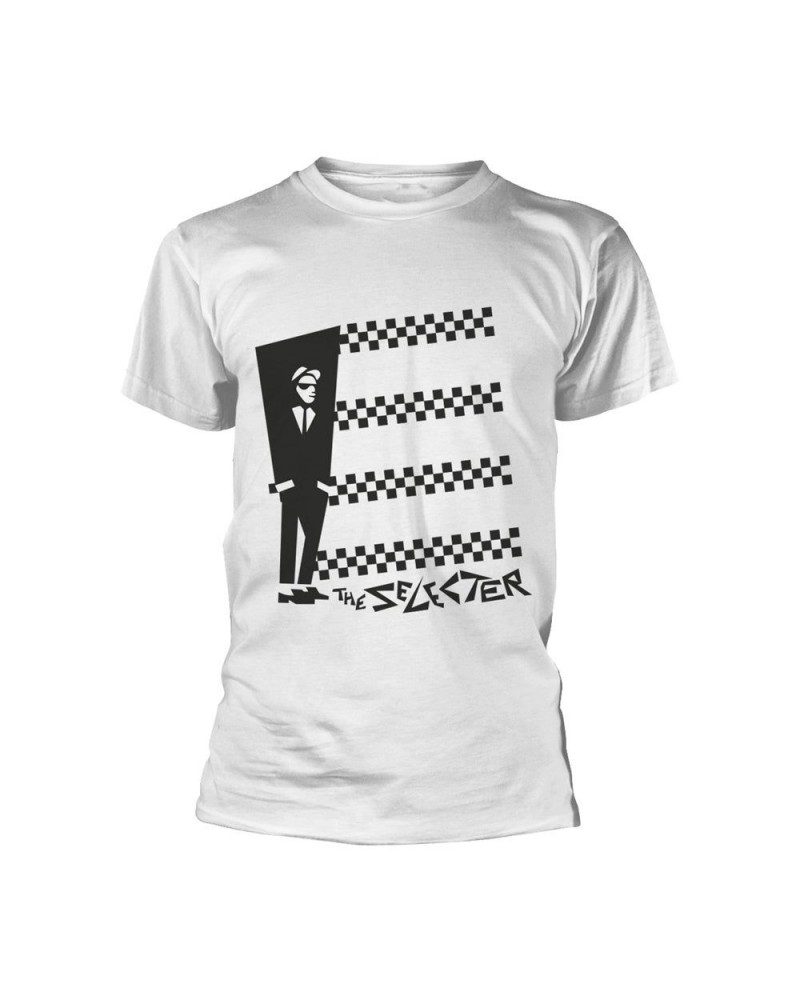 The Selecter T Shirt - Two Tone Stripes (White) $15.05 Shirts